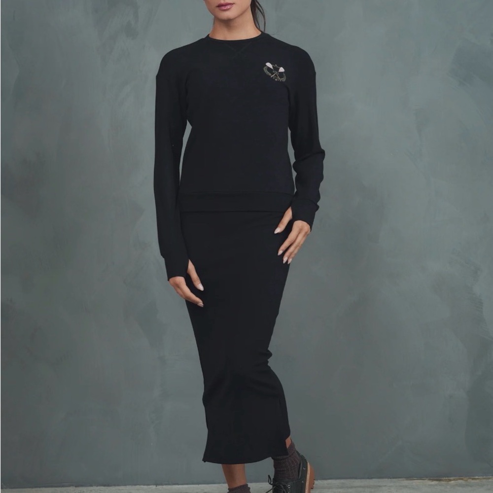 Chic Black Pencil Skirt for Women